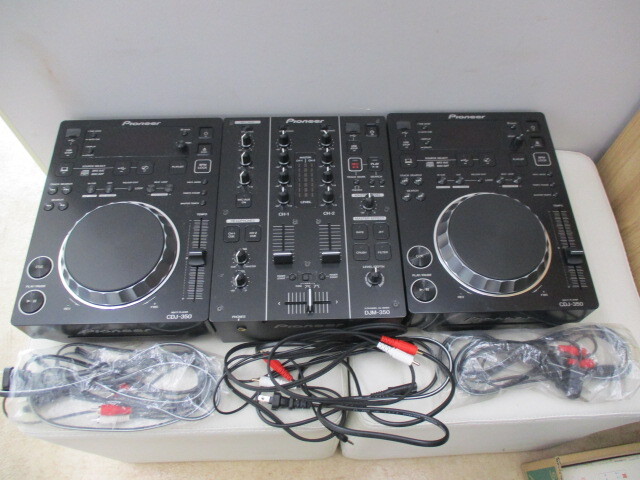 パイオニア DJ機器 CDプレーヤー ターンテーブル ミキサー CDJ350 DJM350