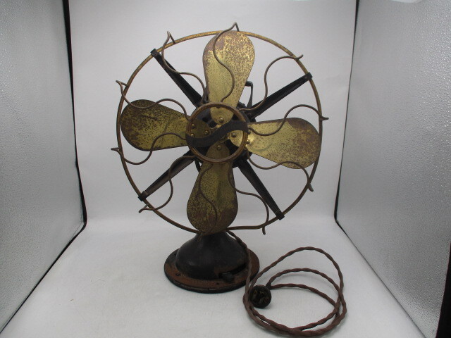 レトロ アンティーク 真鍮 扇風機 Western Electric