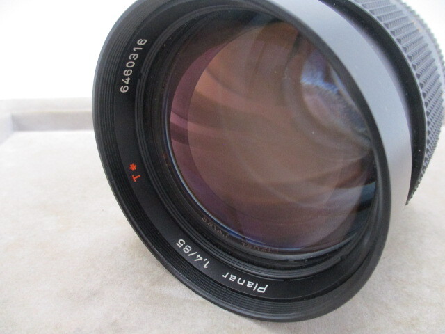 コンタックスCarl Zeiss Planar 1.4/85 T