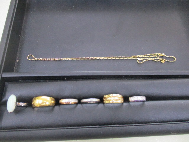 貴金属 K24 K18 K14 Pt900 リングネックレス