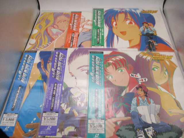 レーザーディスク ゴールデンボーイ 江川達也原作・監修 第1巻-6巻