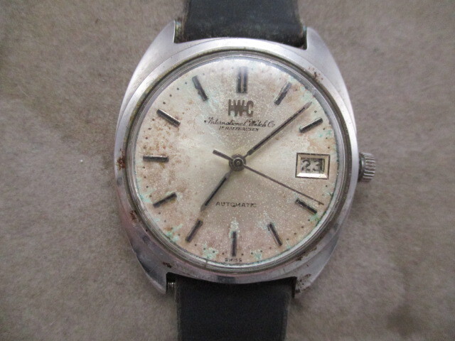 ヴィンテージ メンズ腕時計 IWC シャフハウゼン オートマ デイト